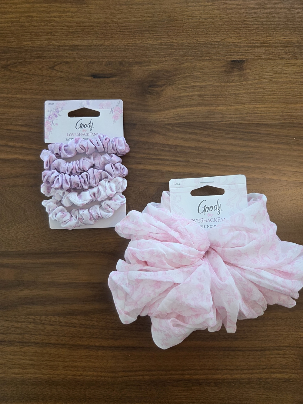 LoveShackFancy x Target x Goody Hair Accessories Bundle 1 XL + 5 Small Scrunchie